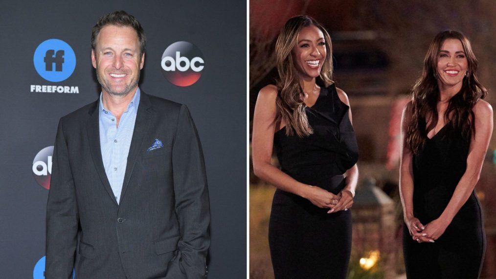 Chris Harrison The Bachelorette Season 17 Premiere Tayshia Kaitlyn Hosts