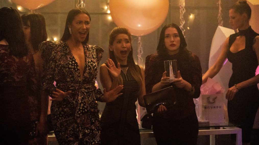 Shay Mitchell, Brenda Song, and Kat Dennings in Dollface - Season 1