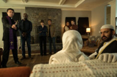Brian Stokes Mitchell as Father Mulvehill, Mike Colter as David Acosta, Katja Herbers as Kristen Bouchard, Aasif Mandvi as Ben Shakir, Zuleikha Robinson as Jane Castle, Ben Rappaport as Brian Castle and Sevan as Sheikh Made in Evil - Season 2