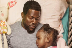 Kevin Hart in a crib in Fatherhood - Netflix