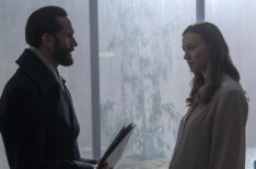 The Handmaid's Tale - Season 4 Finale - Ralph Fiennes Commander Fred Waterford and Yvonne Strahovski as Serena Joy