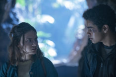 Dafne Keen and Amir Wilson in His Dark Materials - Season 2