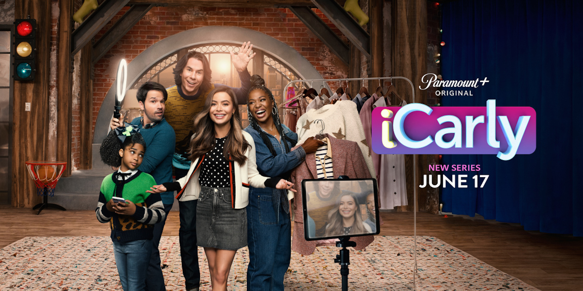 iCarly Revival Paramount Plus Key Art Poster