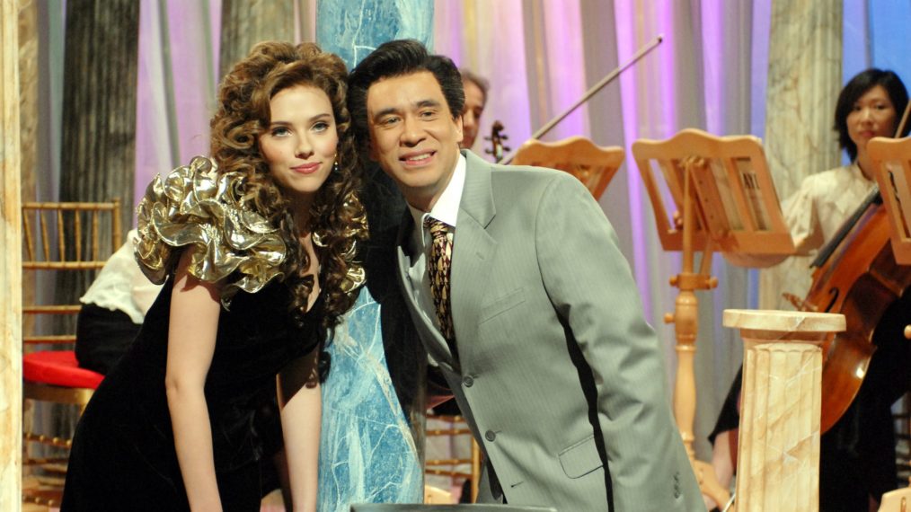 Saturday Night Live - Scarlett Johansson and Fred Armisen in 'Mike's Marbleopolis'