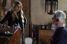 NCIS Season 18 Finale - Emily Wickersham as NCIS Special Agent Eleanor 'Ellie' Bishop, Mark Harmon as NCIS Special Agent Leroy Jethro Gibbs