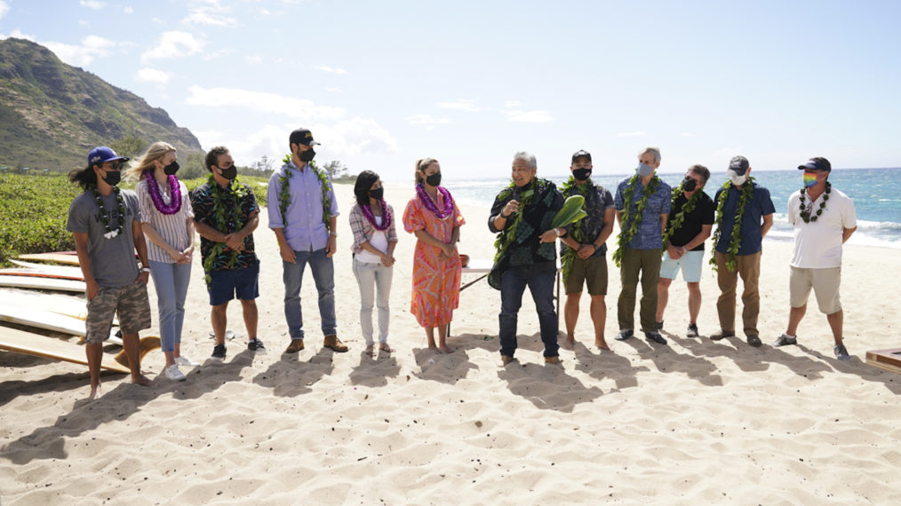 NCIS Hawai'i Blessing Ceremony Cast EPs Crew Officiant