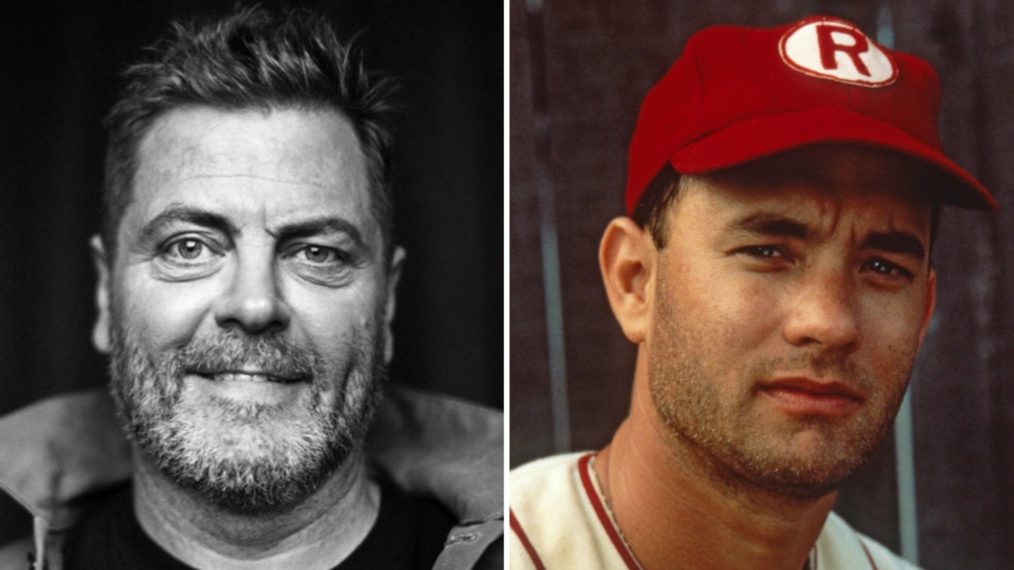 Nick Offerman Tom Hanks A League of Their Own