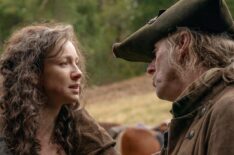 Outlander, Season 5 - Caitriona Balfe and Ned Dennehy
