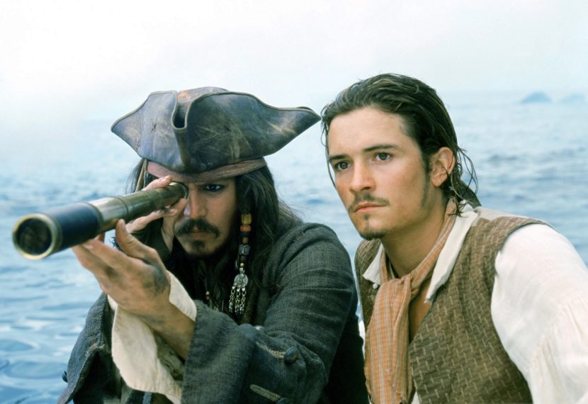 Pirates of the Caribbean Johnny Depp Orlando Bloom 