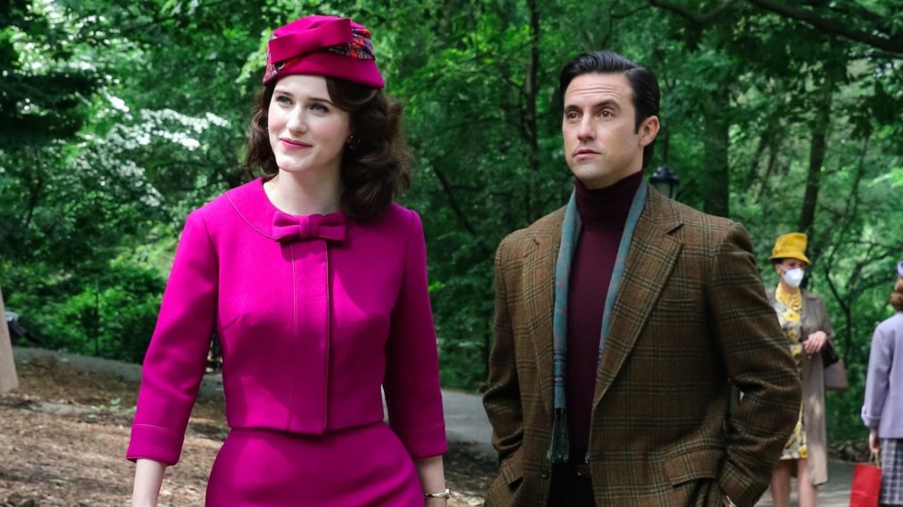 See Milo Ventimiglia On Set of 'Marvelous Mrs. Maisel' With Rachel
