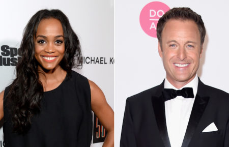 Rachel Lindsay and Chris Harrison