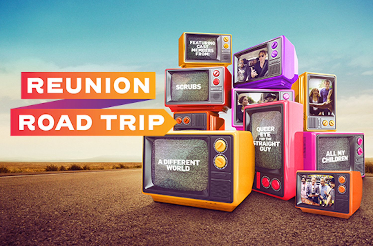 E! Reunion Road Trip Poster Key Art