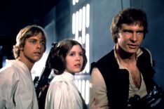 Star Wars New Hope - Mark Hamill, Carrie Fisher, and Harrison Ford