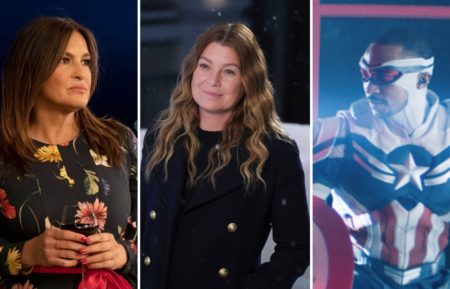 SVU Hargitay Grey's Anatomy Pompeo Falcon and Winter Soldier Mackie