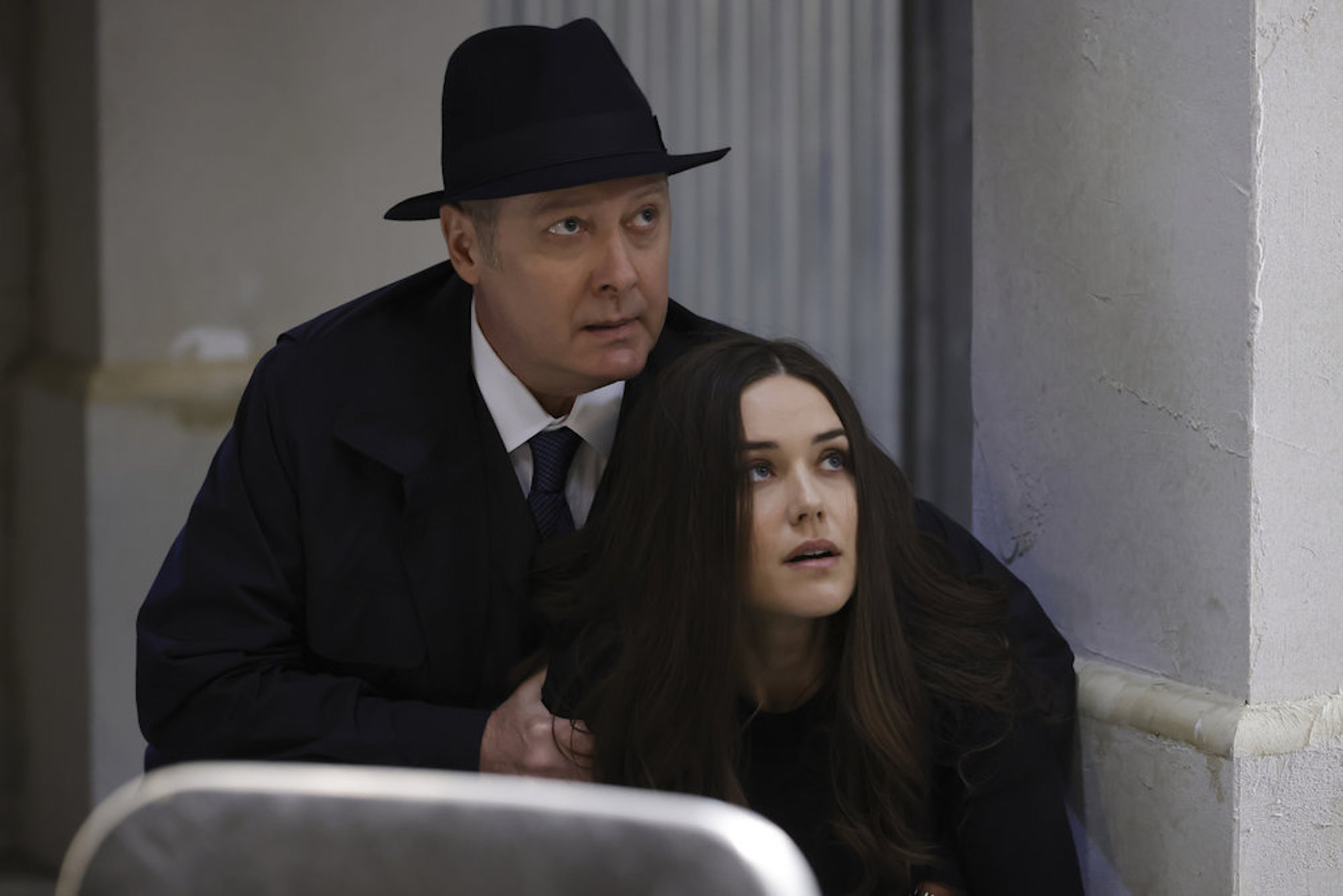 James Spader Megan Boone The Blacklist Season 8 Episode 21 Red Liz