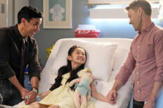 Guest stars Conrad Ricamora, Chedi Chang and Christopher J. Hanke in The Resident - 'Past Present Future''