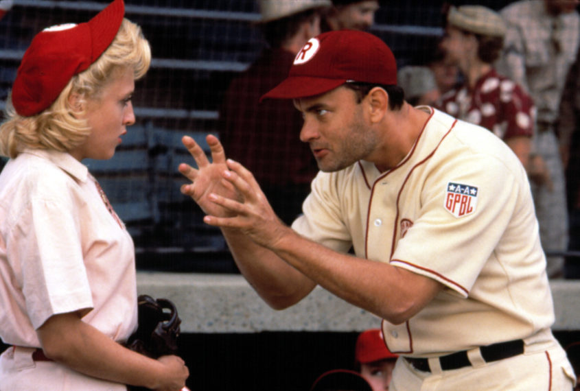 Tom Hanks A League of Their Own Bitty Schram