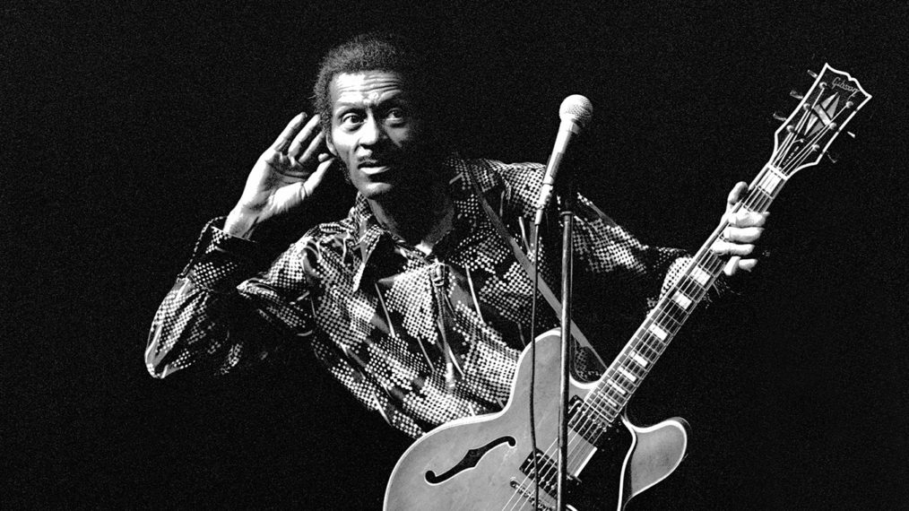 Chuck Berry performs live at the Concertgebouw in Amsterdam, Holland in 1976