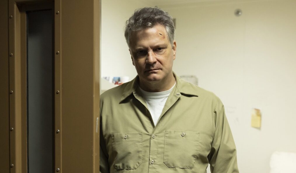 THE STAIRCASE, Colin Firth as Michael Peterson, ‘The Beating Heart', (Season 1, ep. 105, aired May 19, 2022). photo: ©HBO Max / Courtesy Everett Collection