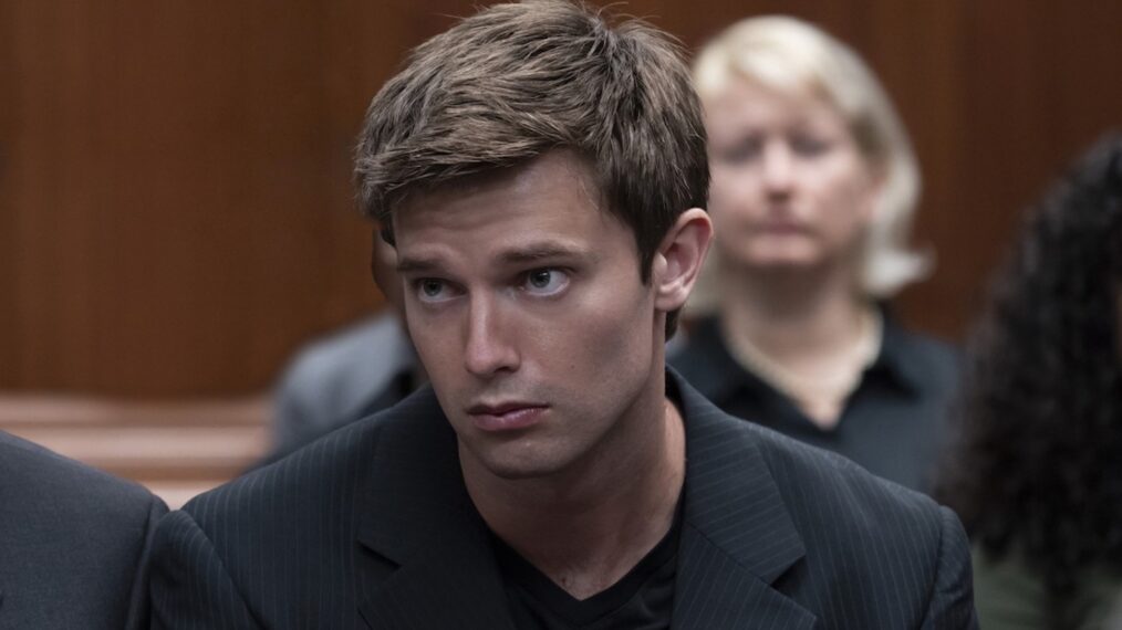 THE STAIRCASE, from left: Dane DeHaan as Clayton Peterson, Patrick Schwarzenegger as Todd Peterson, 'Common Sense', (Season 1, ep. 104, aired May 12, 2022). photo: ©HBO Max / courtesy Everett Collection