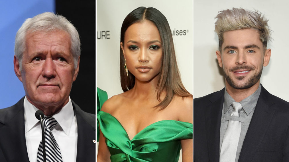 Alex Trebek, Karrueche Tran, Zac Efron