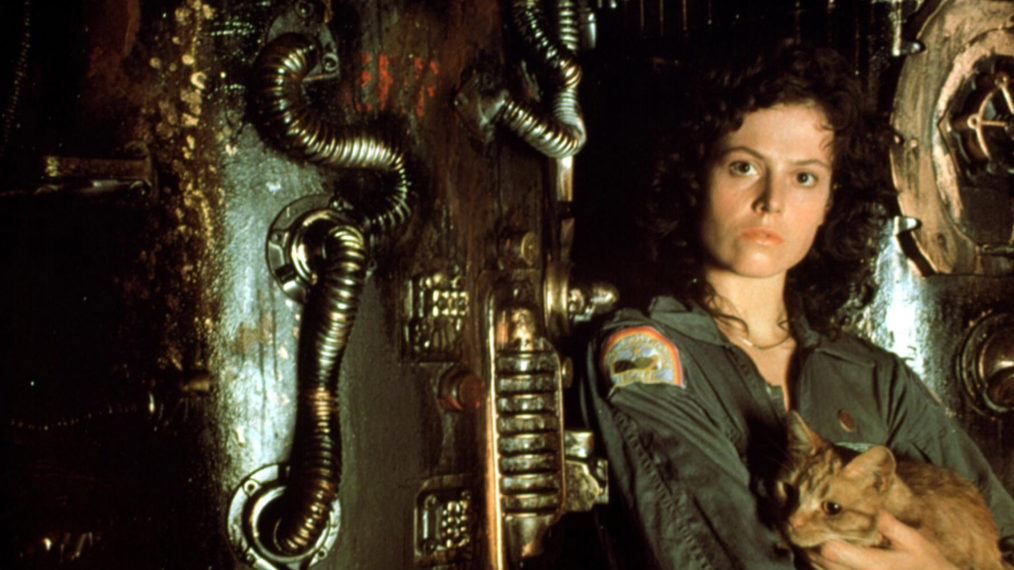 Sigourney Weaver in Alien in 1979