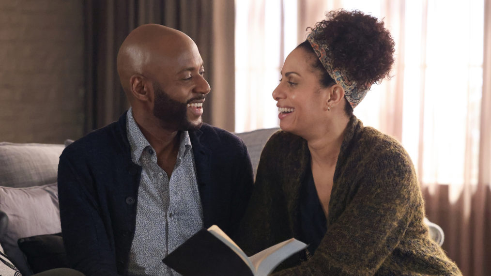 Romany Malco as Rome and Christina Moses as Regina in A Million Little Things - Season 3