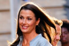 Bridget Moynahan on location for the shoot of And Just Like That