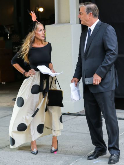 And Just Like That Behind the Scenes Sarah Jessica Parker Chris Noth