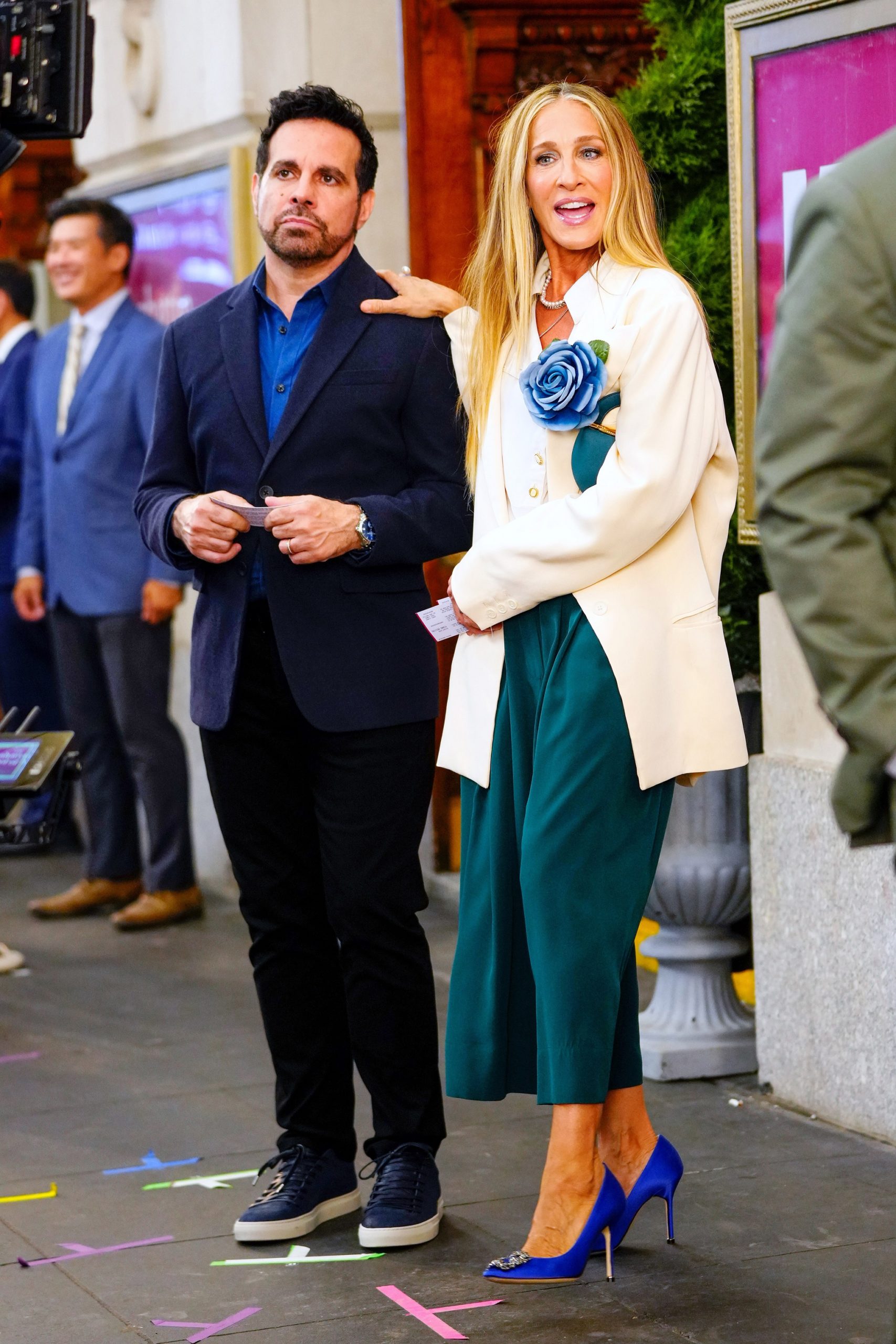 And Just Like That - Mario Cantone and Sarah Jessica Parker