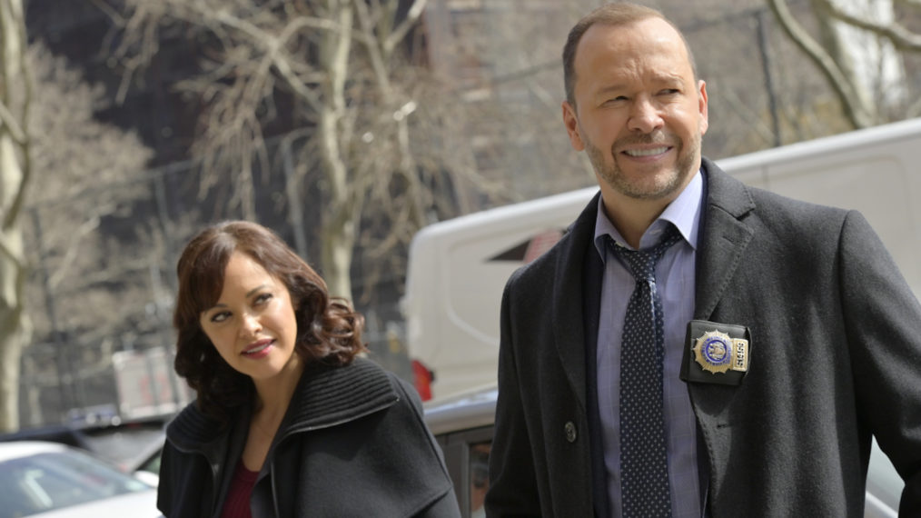 Blue Bloods - Danny and Baez - Marisa Ramirez and Donnie Wahlberg