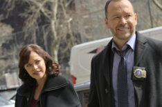 Blue Bloods - Danny and Baez - Marisa Ramirez and Donnie Wahlberg