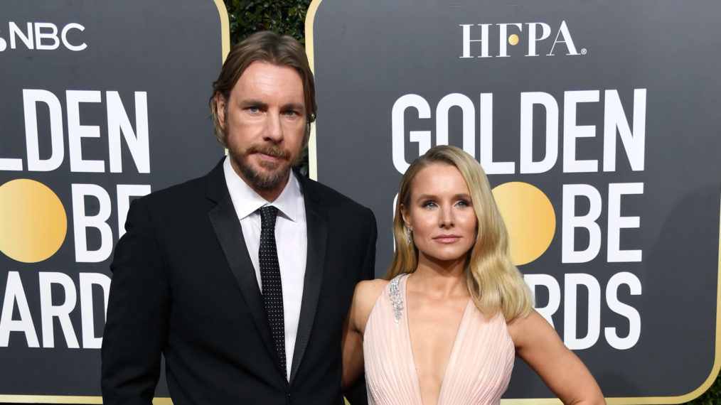 Dax Shepard and Kristen Bell attend the 76th Annual Golden Globe Awards