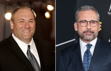 James Gandolfini and Steve Carell