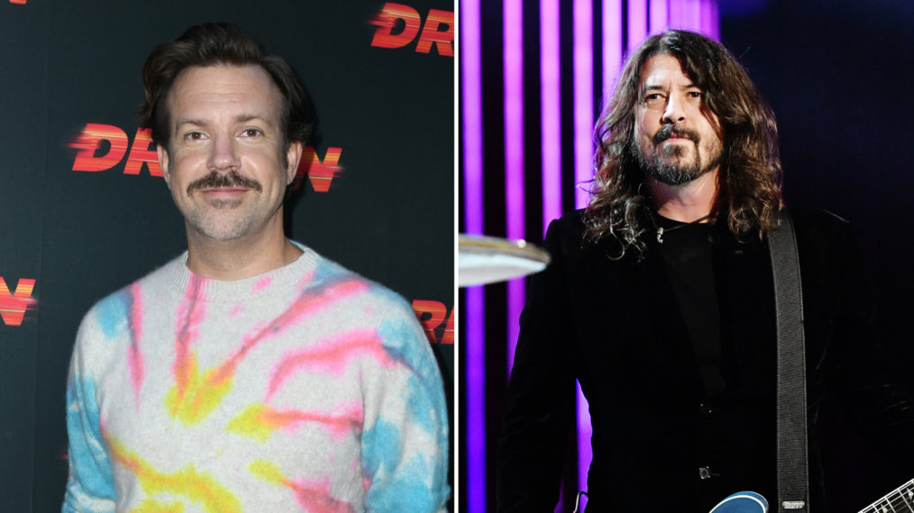 Jason Sudeikis and Dave Grohl