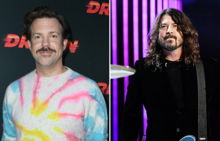 Jason Sudeikis and Dave Grohl