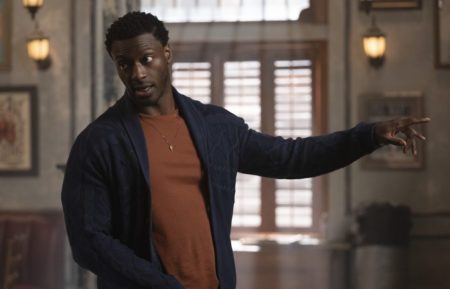 Aldis Hodge as Alec Hardison in Leverage Redemption