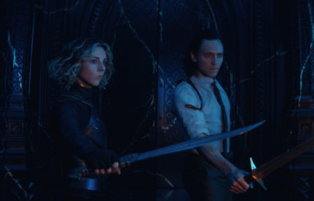 loki season 1 episode 6 loki sylvie tom hiddleston sophia di martino