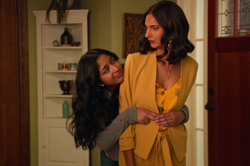 'Never Have I Ever,' Season 2, Maitreyi Ramakrishnan as Devi & Poorna Jagannathan as Nalini, 'Never Have I Ever': Who Should Devi Choose In Season 2? (POLL), Featured Image