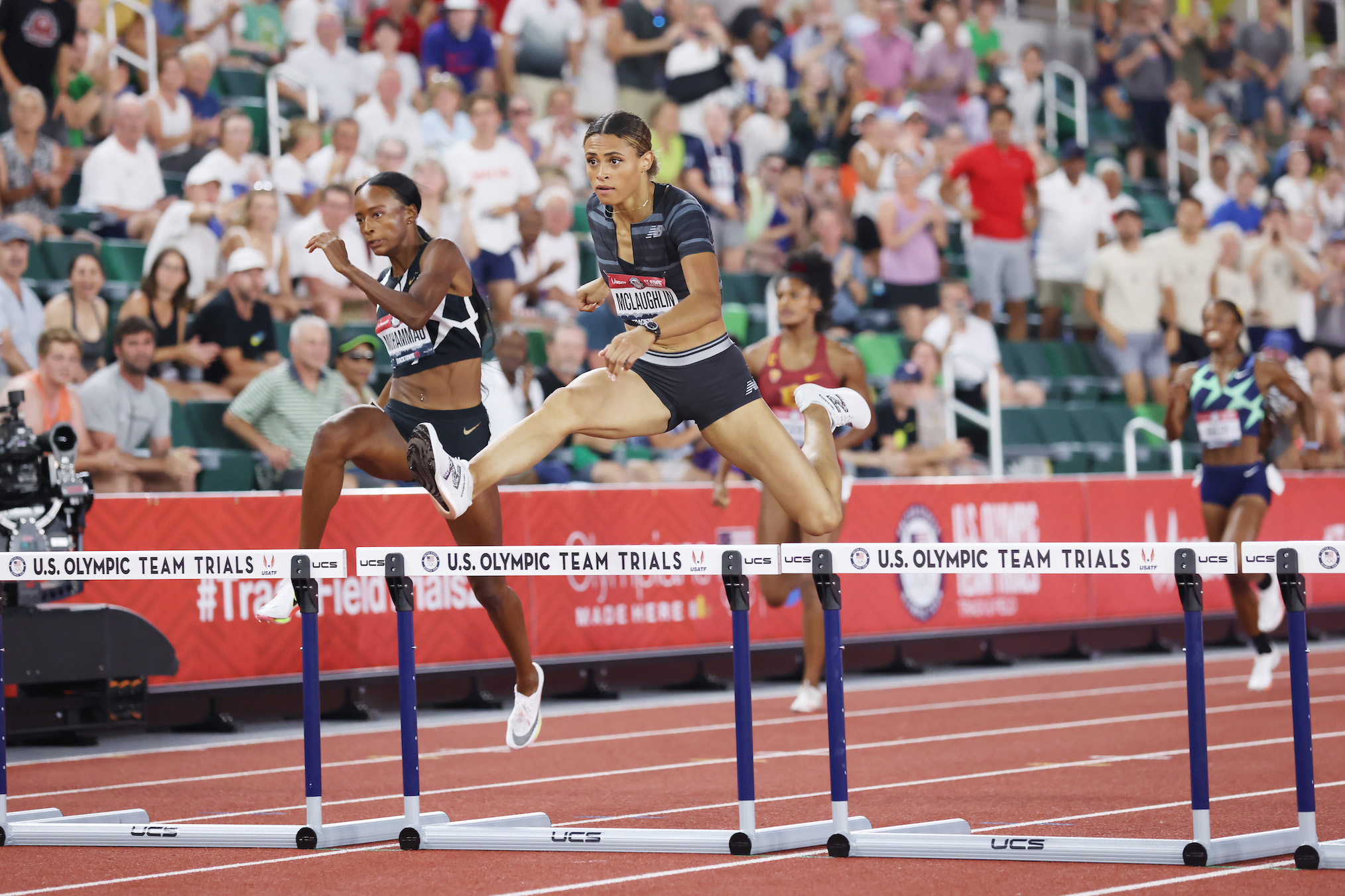 Dalilah Muhammad Sydney McLaughlin 2021 Tokyo Olympics Trials Track Field