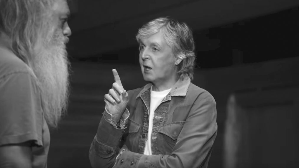 Paul McCartney and Rick Rubin in McCartney 3,2,1