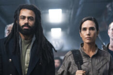 Daveed Diggs and Jennifer Connelly in Snowpiercer