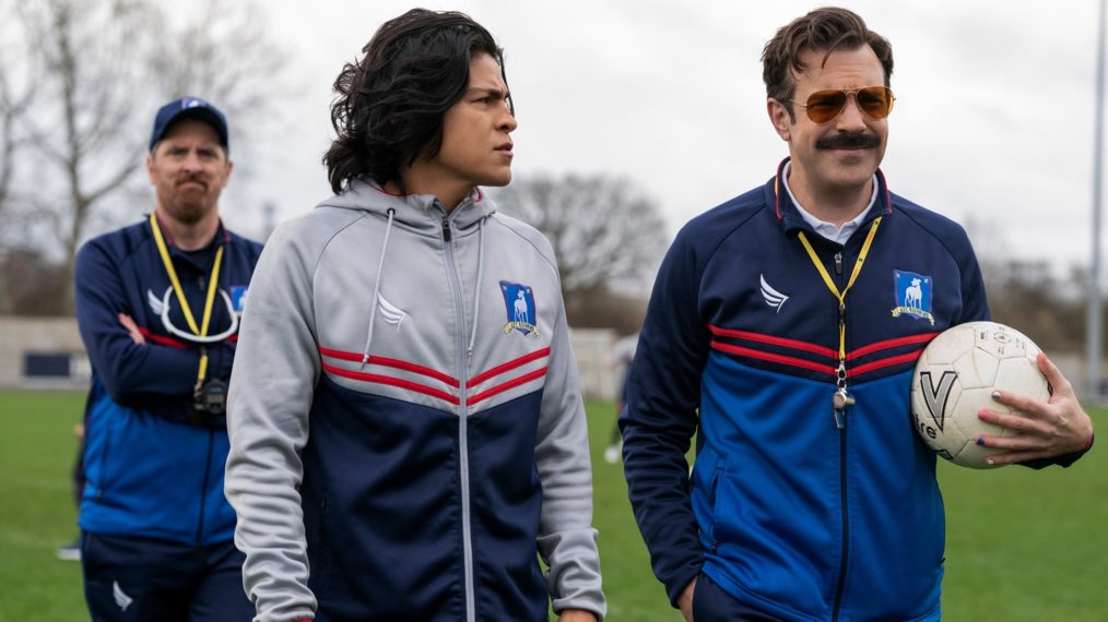 Ted Lasso Season 2 - Cristo Fernandez and Jason Sudeikis