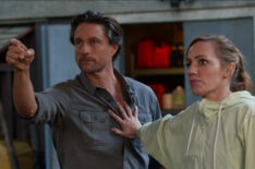 Martin Henderson as Jack and Zibby Allen as Brie in Virgin River - Season 3