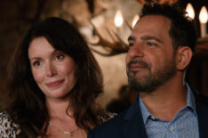 Lauren Hammersley as Charmaine and Patrick Sabongui as Todd in Virgin River - Season 3