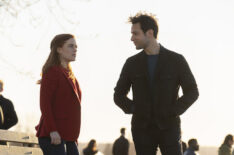 Jane Levy as Zoey Clarke and Skylar Astin as Max in Zoey's Extraordinary Playlist - Season 2