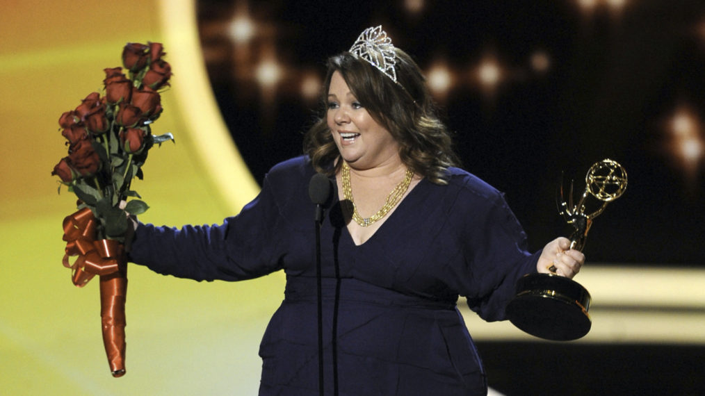 Melissa McCarthy wins at the 2011 Emmys