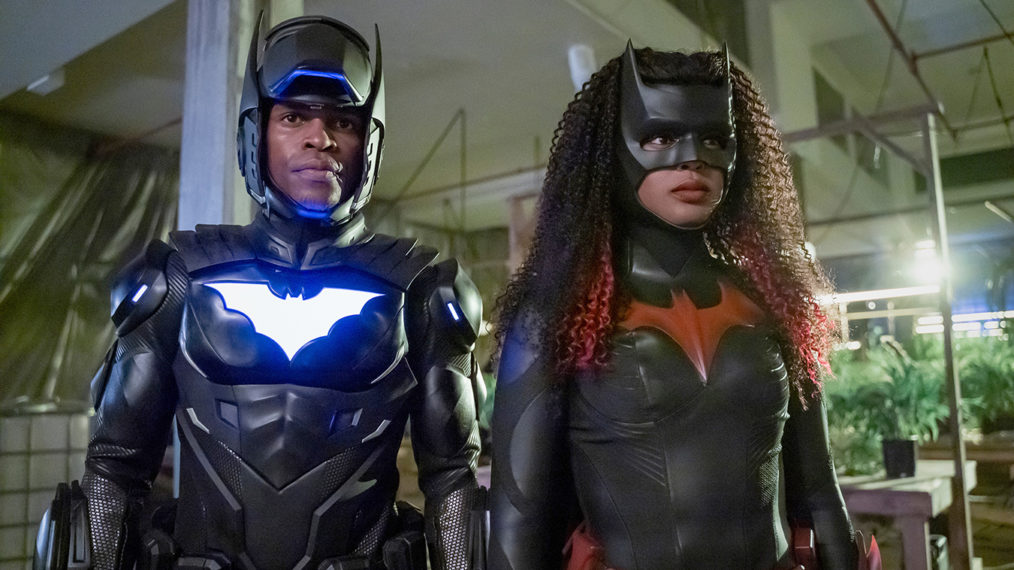 Camrus Johnson as Batwing and Javicia Leslie as Batwoman