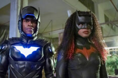 Camrus Johnson as Batwing and Javicia Leslie as Batwoman