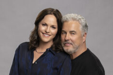 Jorja Fox and William Petersen of CSI: Vegas